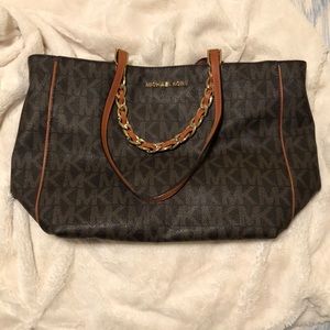Michael Kors logo print bag